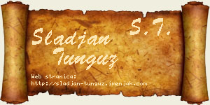 Slađan Tunguz vizit kartica